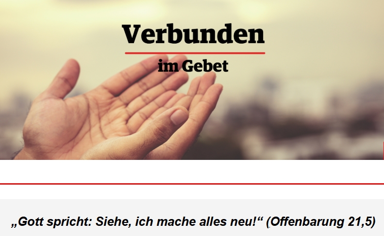 Zum Gebetsnewsletter