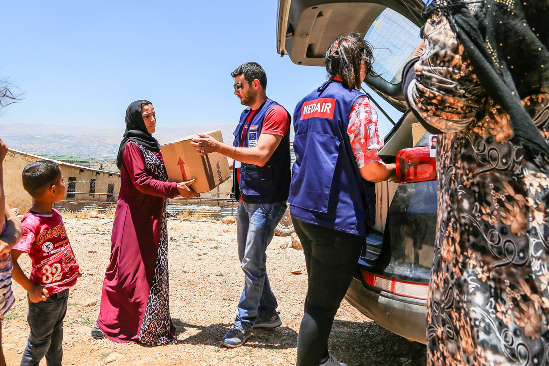 Hilfe für
Geflüchtete
im Libanon